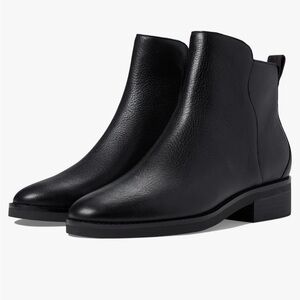 Cole Haan NWT River Chelsea Black Leather Ankle Boots